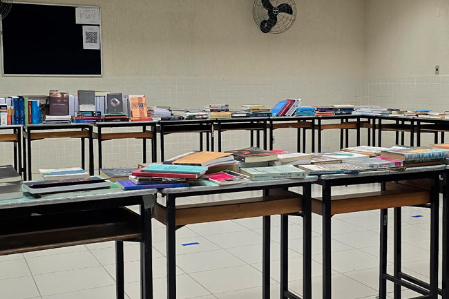 Livros disponíveis no Bazar Literário da Pastoral do Menor