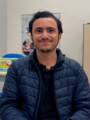 ​Breno Silva, aluno do 8º semestre de Ciências Contábeis do Assunção