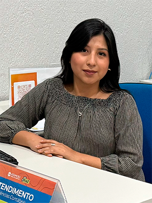 Dayana Liu, aluna do 8º semestre de Ciências Contábeis do Assunção