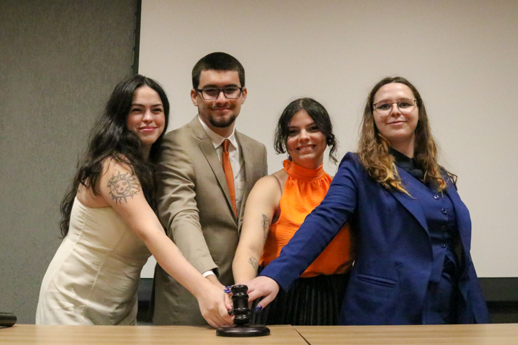 Secretariado Geral do II ASMUN, composto por alunos do Centro Universitário Assunção