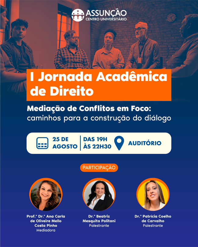 Participe da I Jornada Acadêmica de Direito