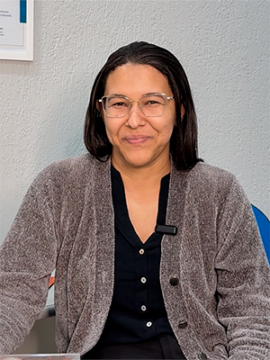 Larissa Silva, aluna do 8º semestre de Ciências Contábeis do Assunção