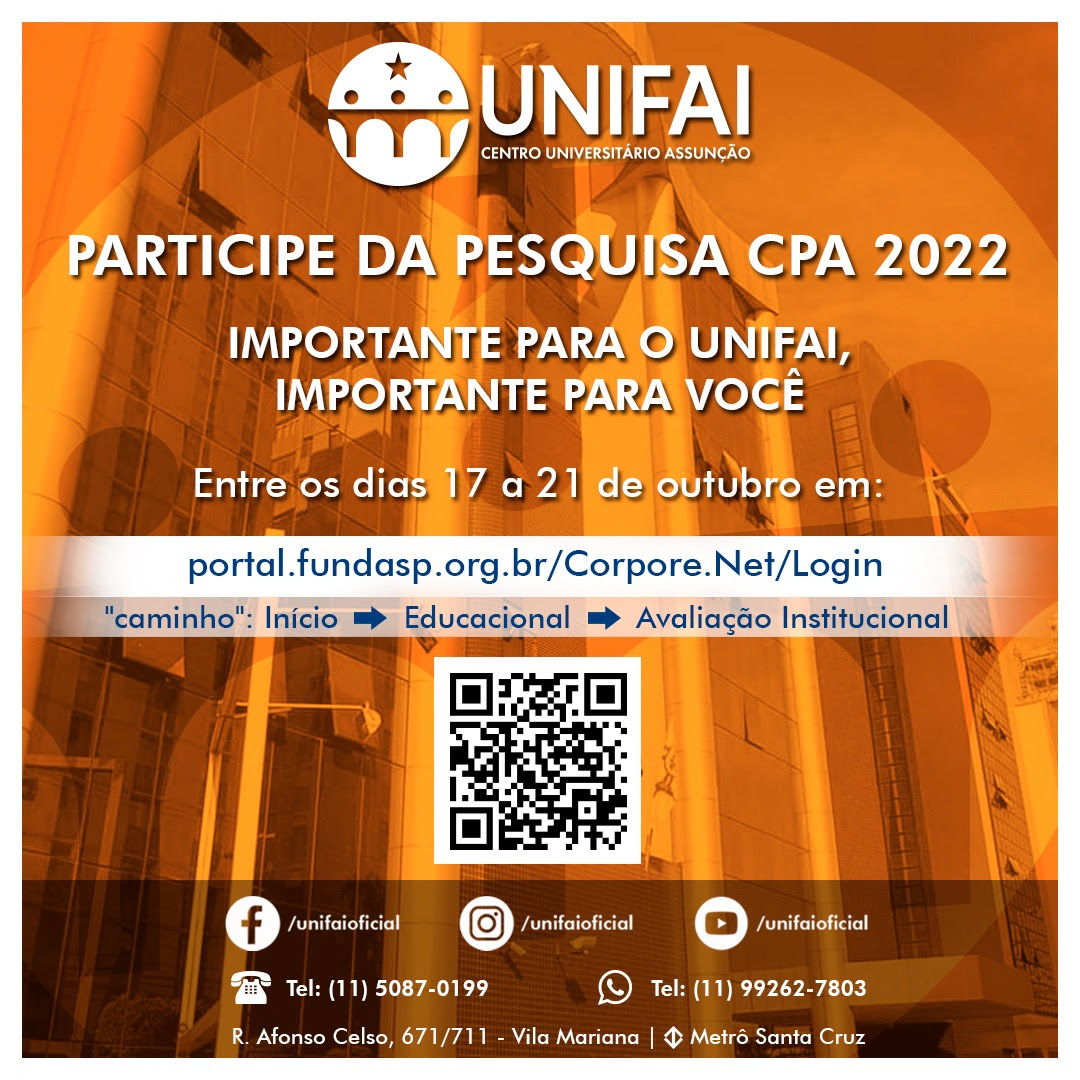 Pesquisa CPA 2022 | Unifai