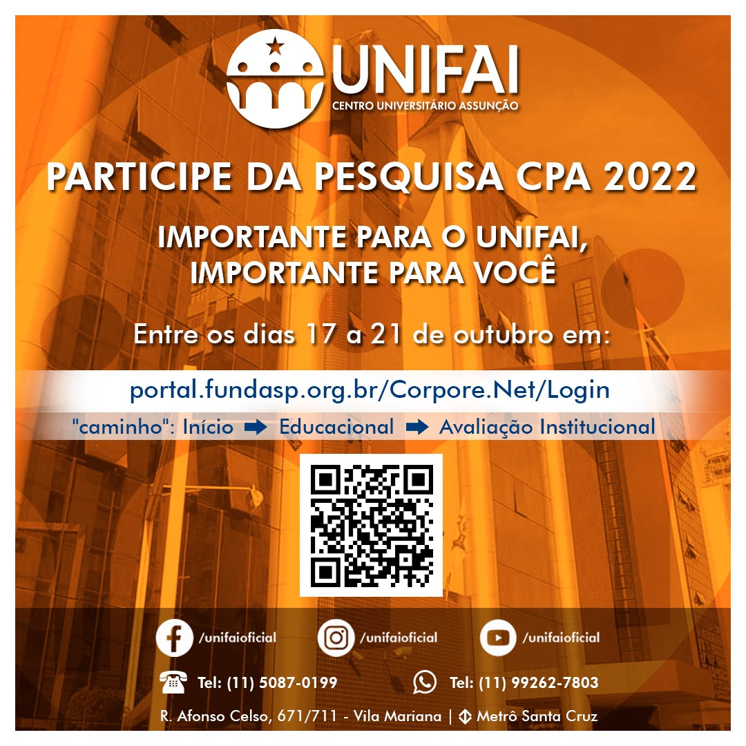 Pesquisa CPA UNIFAI 2022