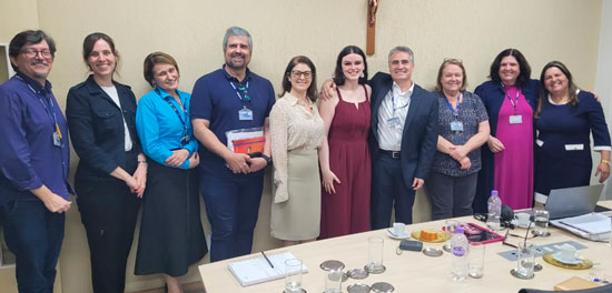 Representantes do Assunção e da UNISANTOS se reúnem para a consolidação do vínculo entre as instituições e o fortalecimento do ensino superior de qualidade e da educação católica.