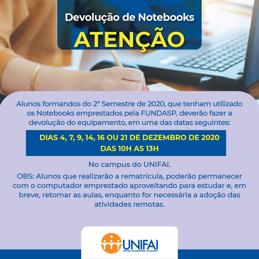 Devolução Notebook.