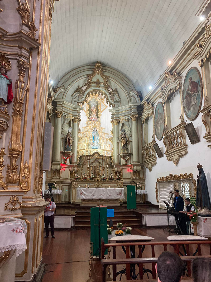 Foto da Igreja na visita ao museu de arte sacra