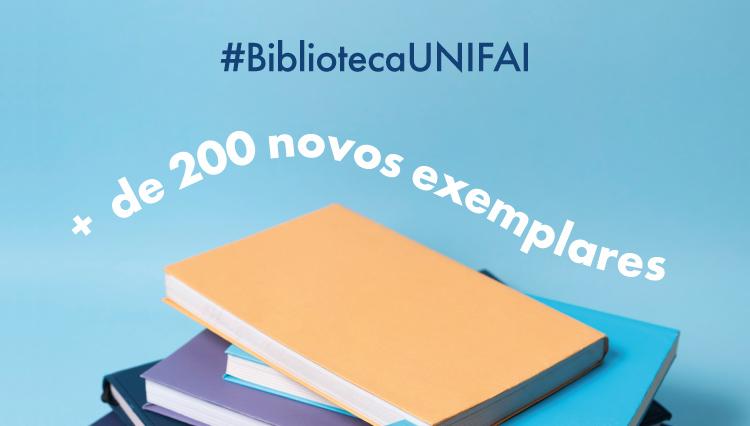 Biblioteca UNIFAI adquire novos livros físicos e digitais