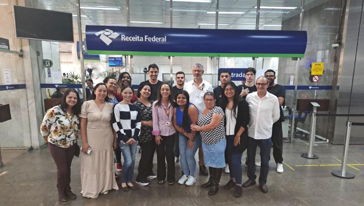 Alunos do UNIFAI visitam a Receita Federal em São Paulo